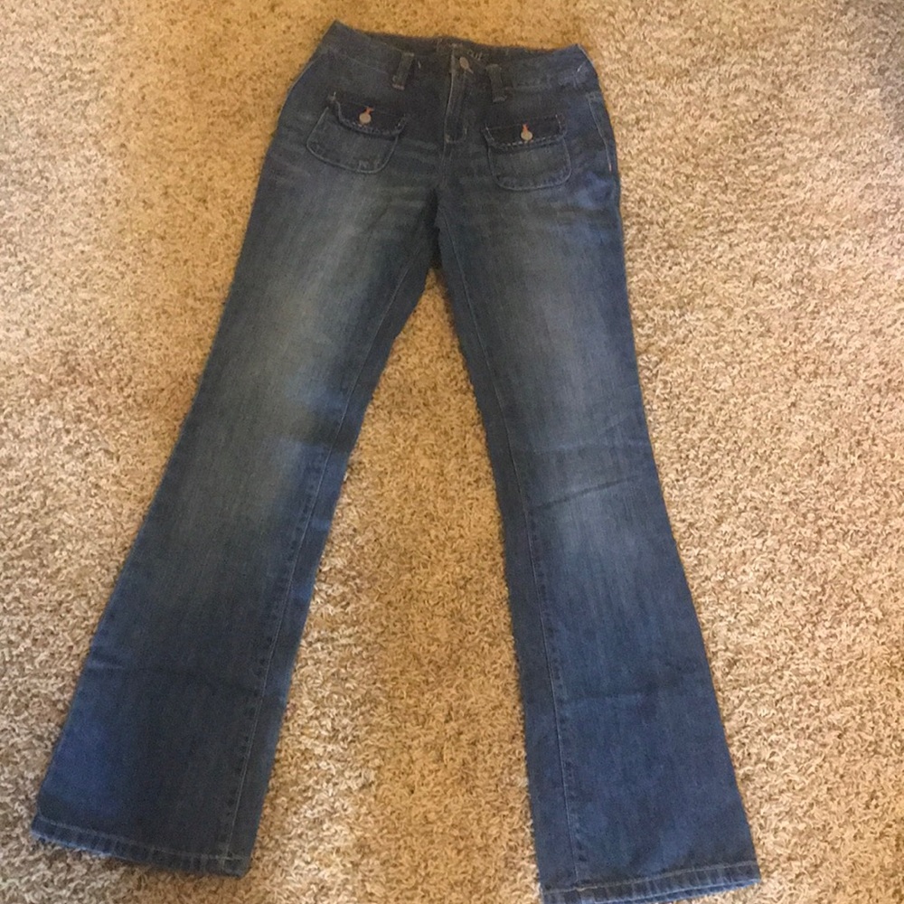 Girl Old Navy blue jeans